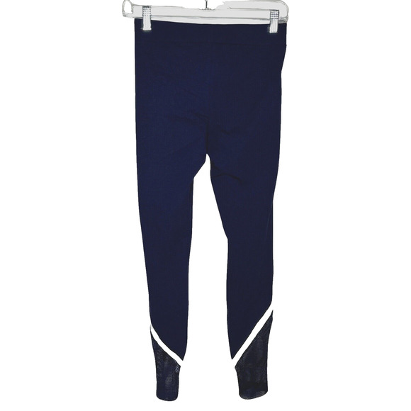 Guess Leggings‎ Womens Small High Waisted Sudler Mesh Nocturnal Navy Athleisure - Picture 2 of 8